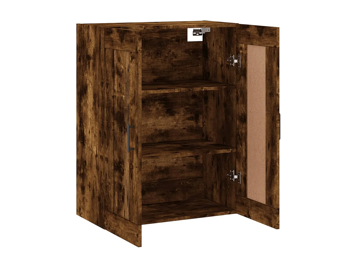 Armoire murale chêne fumé 69,5x34x90 bois d'ingénierie