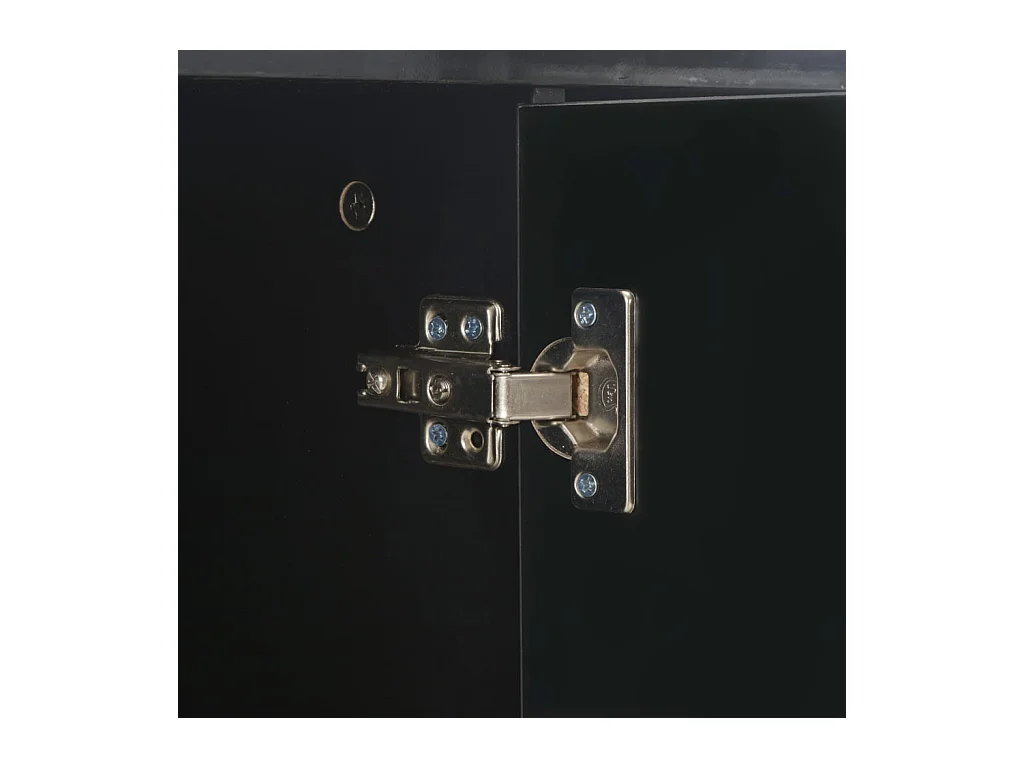 Buffet Noir brillant 107 x 35x76