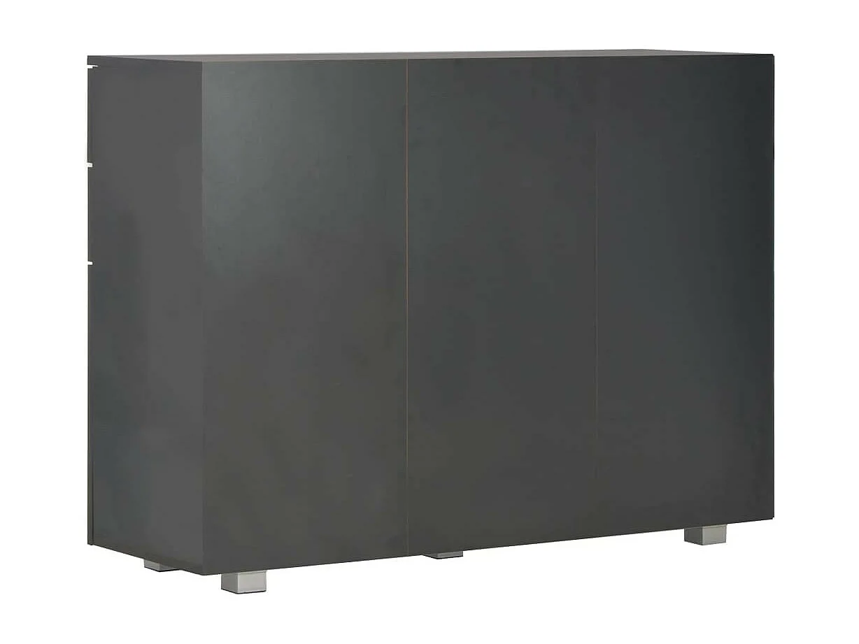 Buffet Noir brillant 107 x 35x76
