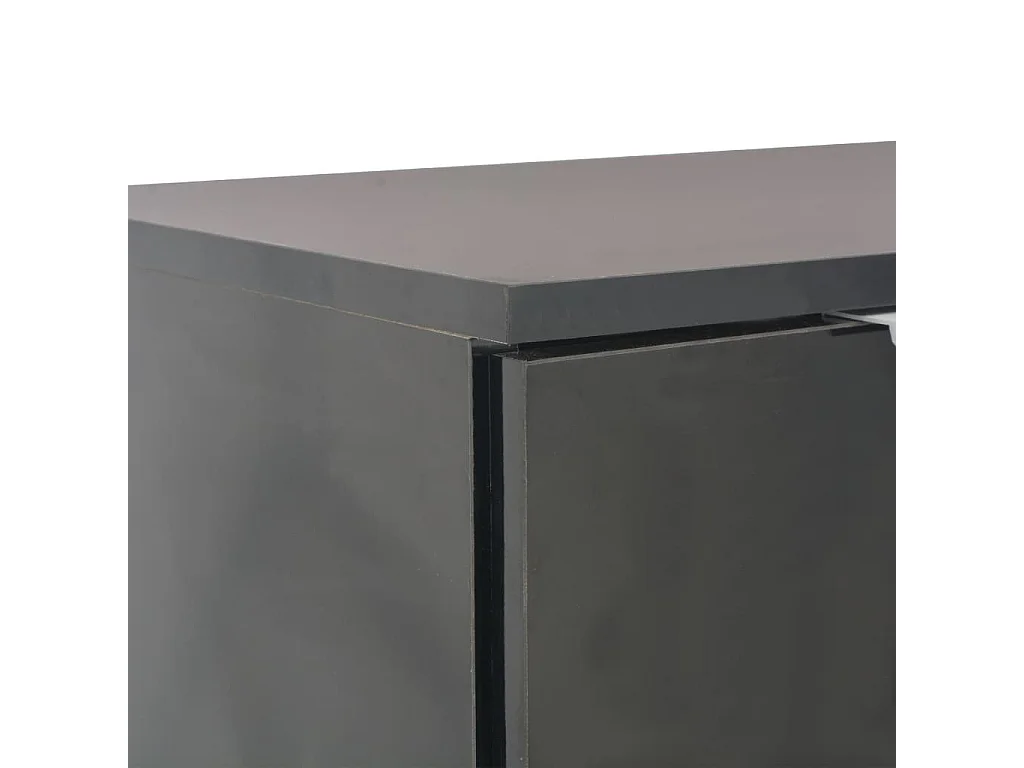 Buffet Noir brillant 107 x 35x76