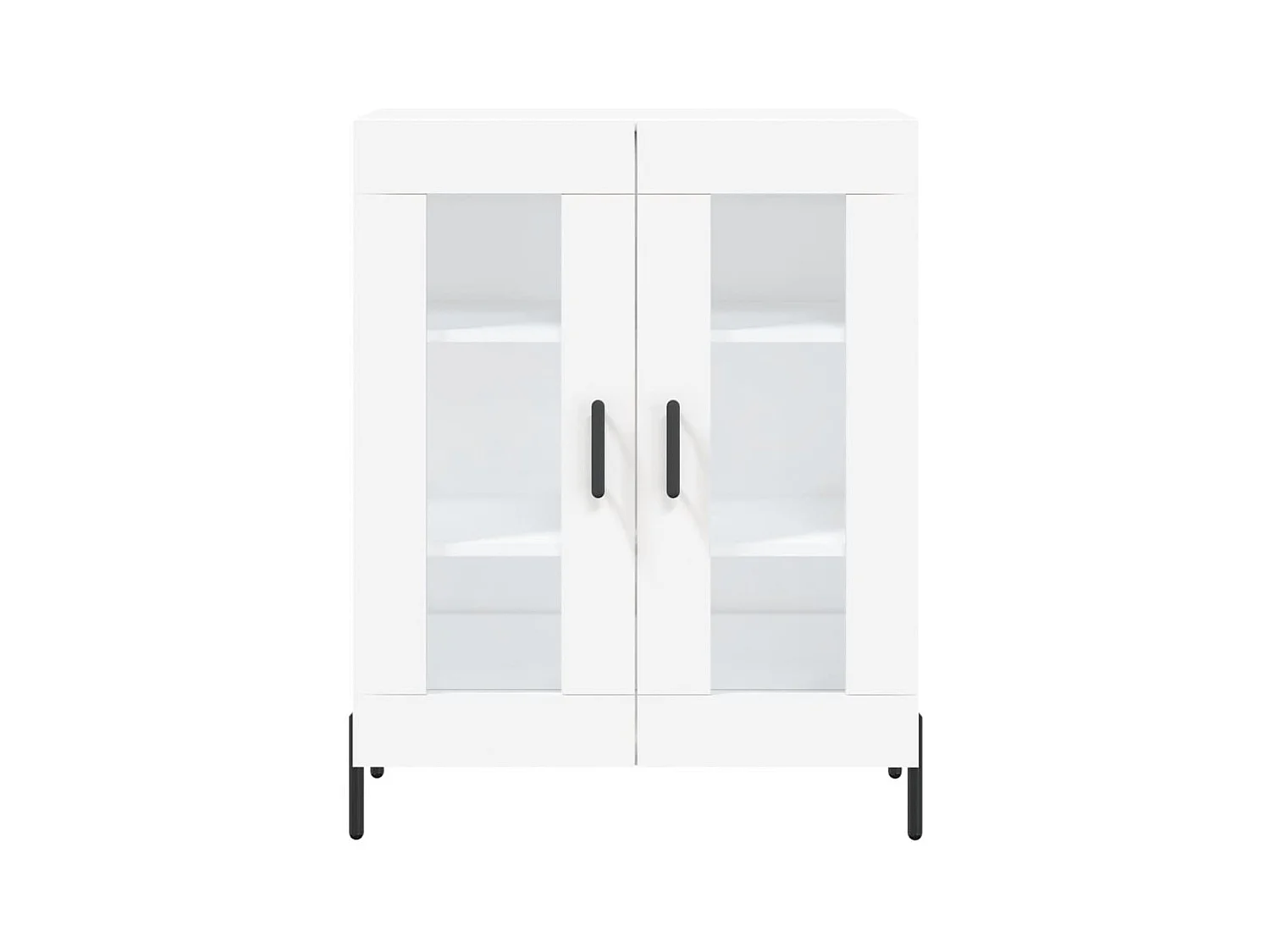 Buffet blanc 69,5x34x90 bois d'ingénierie