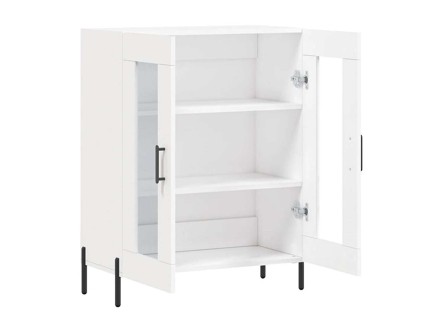 Buffet blanc 69,5x34x90 bois d'ingénierie