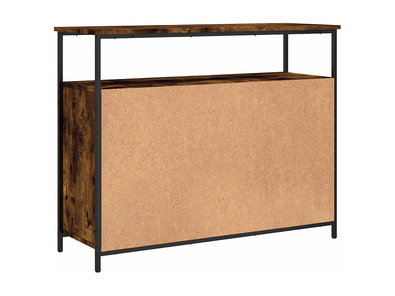 Buffet chêne fumé 100x35x80 bois d'ingénierie