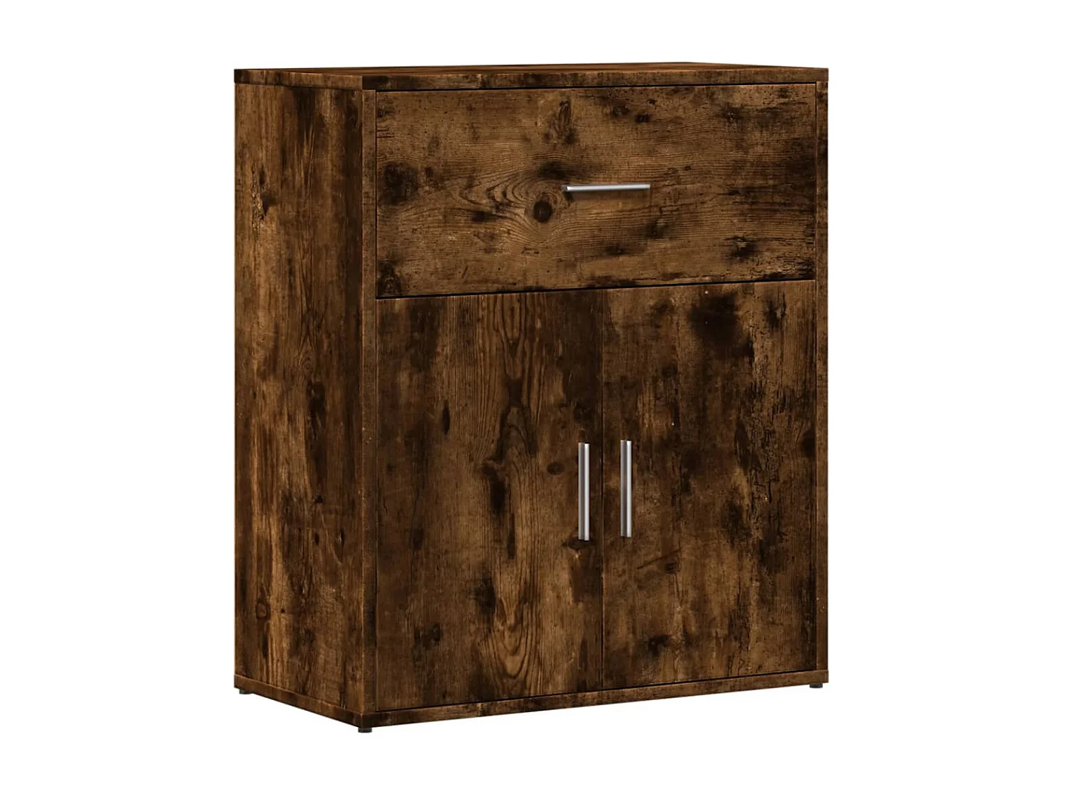 Buffets 2 pcs chêne fumé 60x31x70 bois d'ingénierie