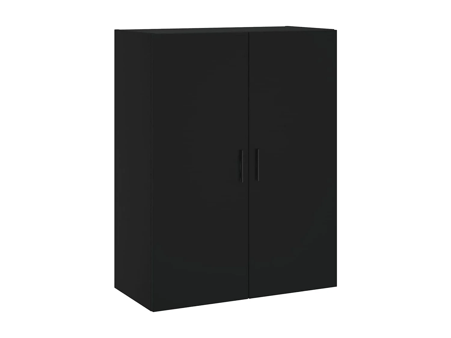 Armoires murales 2 pcs noir 69,5x34x90