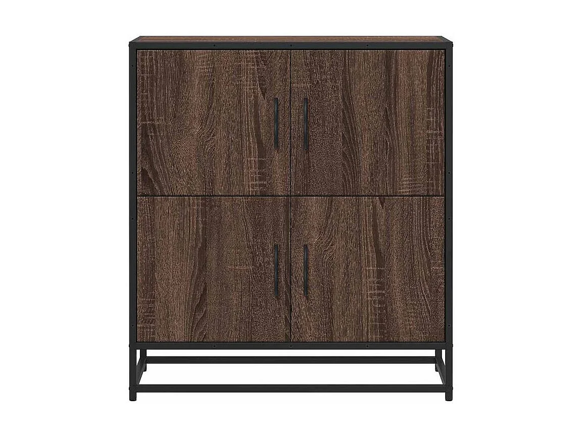 Buffet chêne marron 68x35x76 bois d'ingénierie