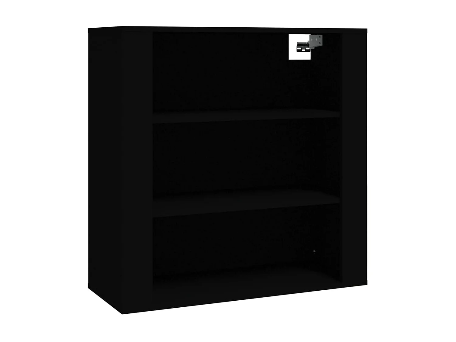 Buffet haut Noir Bois d'ingénierie