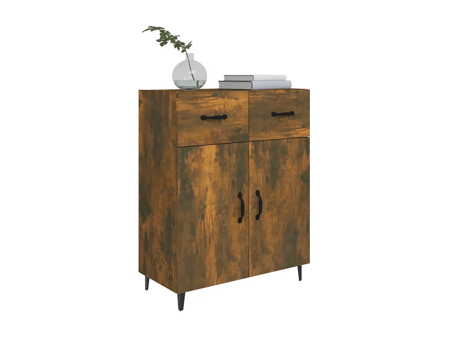 Buffet Chêne fumé 69,5x34x90 Bois d'ingénierie