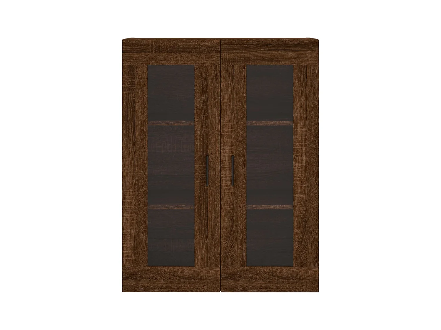 Armoires murales 2 pcs chêne marron bois d'ingénierie