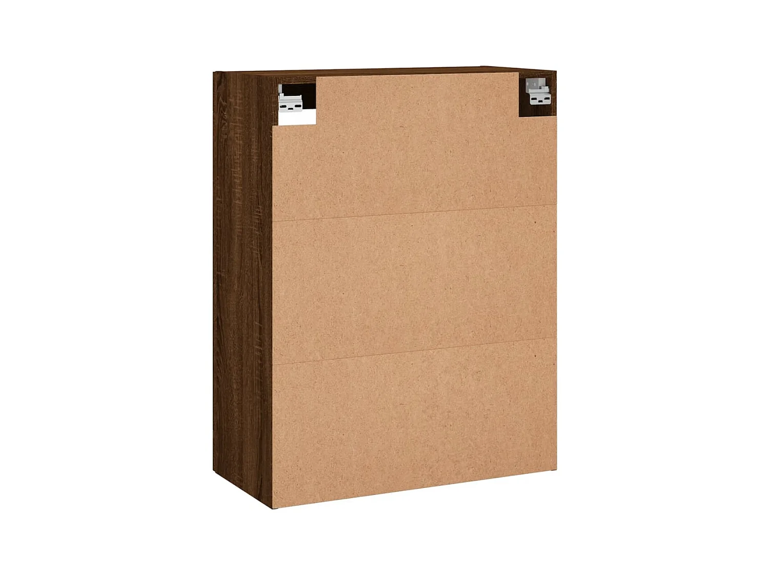 Armoires murales 2 pcs chêne marron bois d'ingénierie