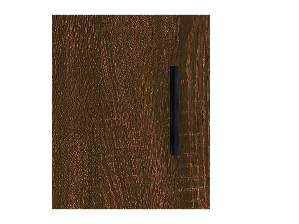 Armoires murales 2 pcs chêne marron bois d'ingénierie