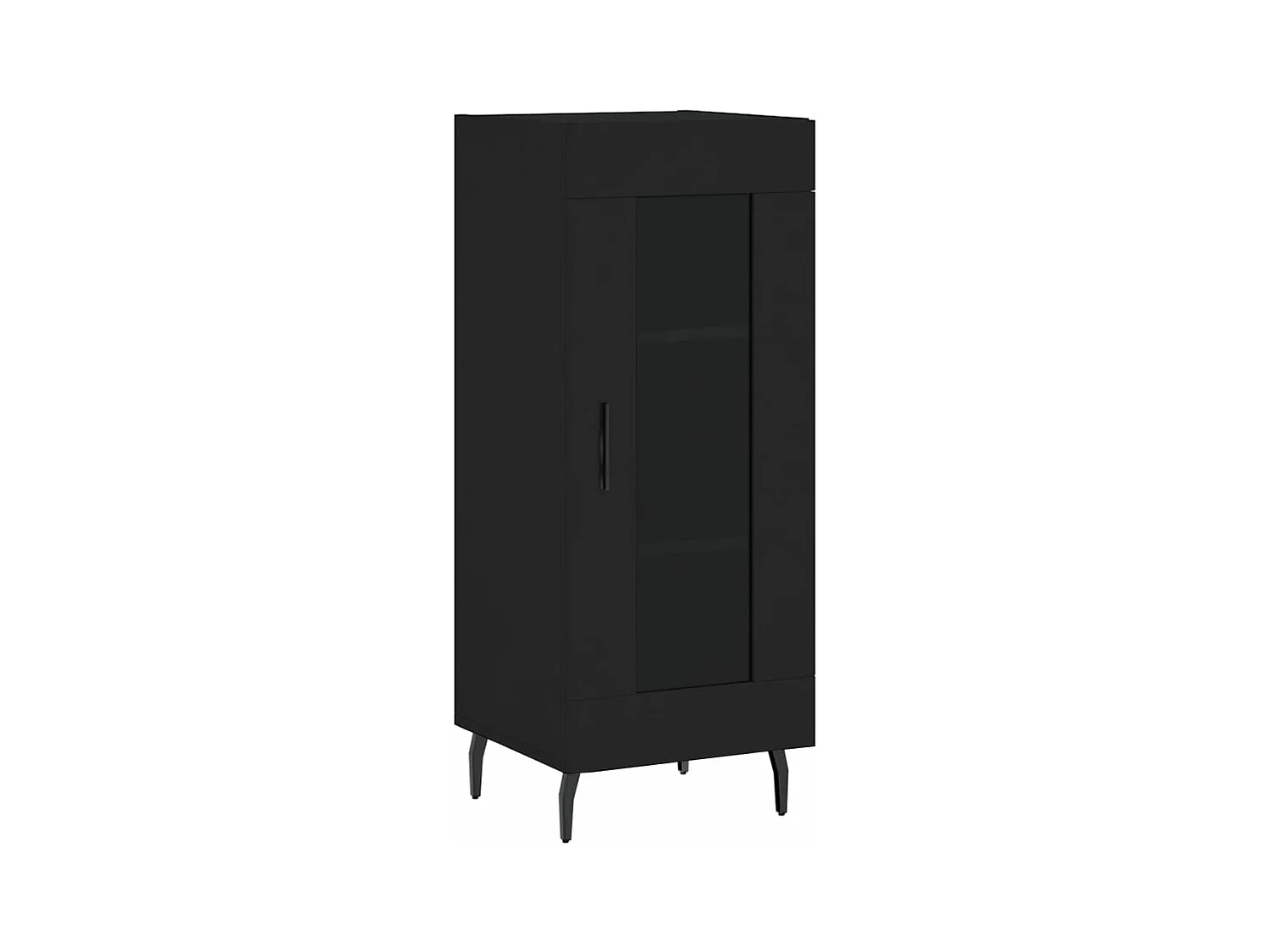 Buffet Noir 34,5x34x90 Bois d'ingénierie