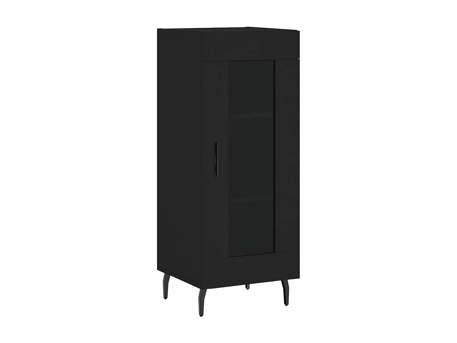 Buffet Noir 34,5x34x90 Bois d'ingénierie