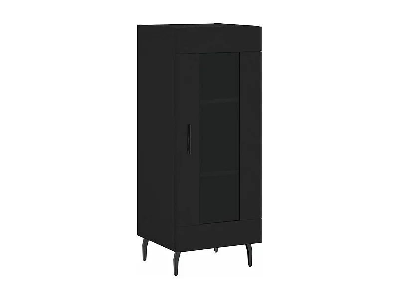 Buffet Noir 34,5x34x90 Bois d'ingénierie