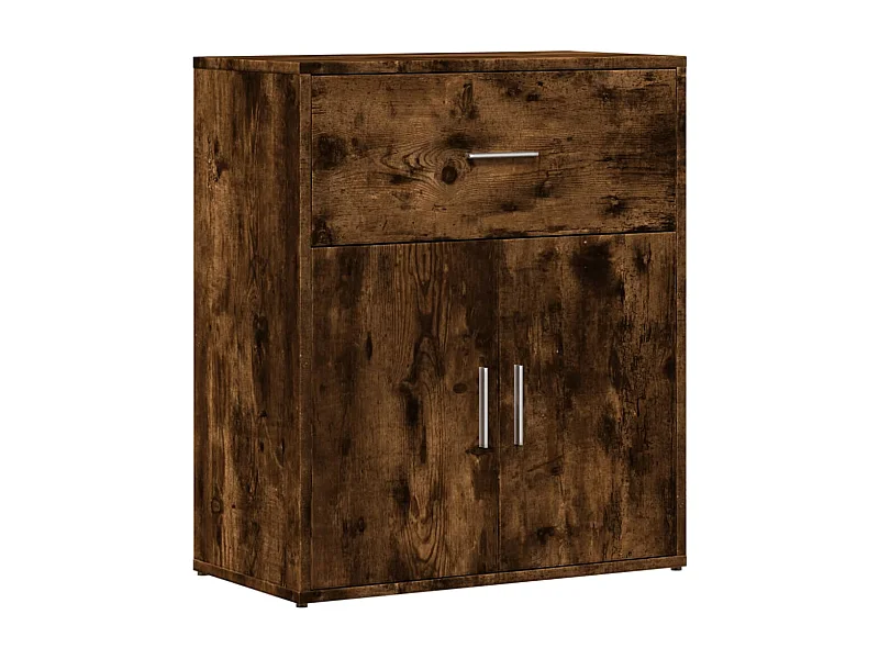 Buffet chêne fumé 60x31x70 bois d'ingénierie