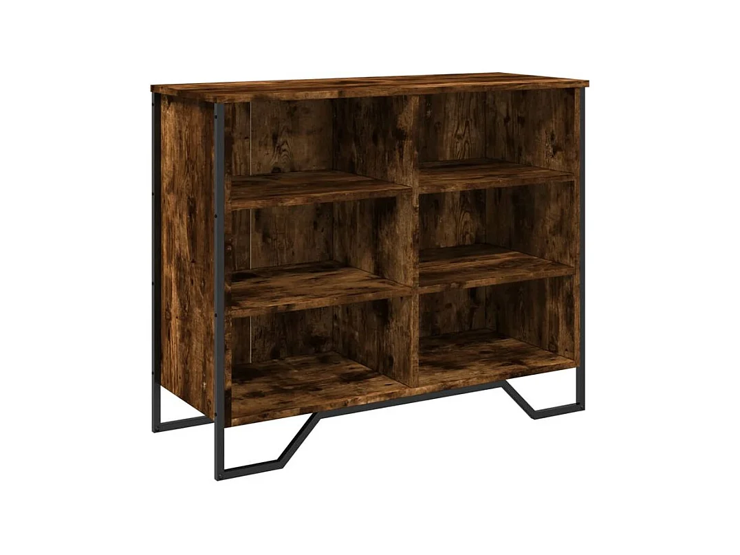 Buffet chêne fumé 91x35,5x74,5 bois d'ingénierie