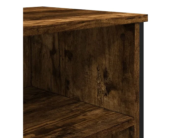 Buffet chêne fumé 91x35,5x74,5 bois d'ingénierie