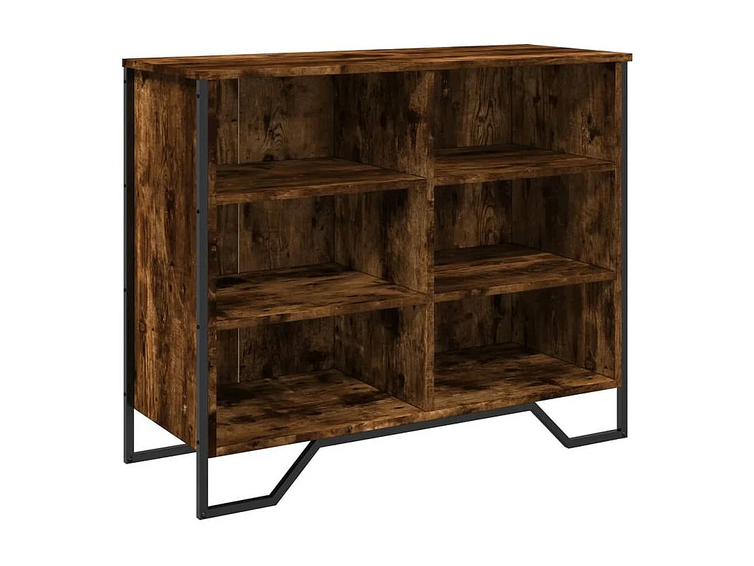 Buffet chêne fumé 91x35,5x74,5 bois d'ingénierie