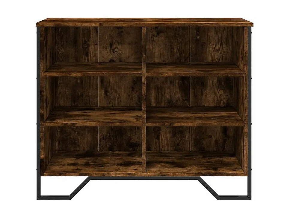 Buffet chêne fumé 91x35,5x74,5 bois d'ingénierie