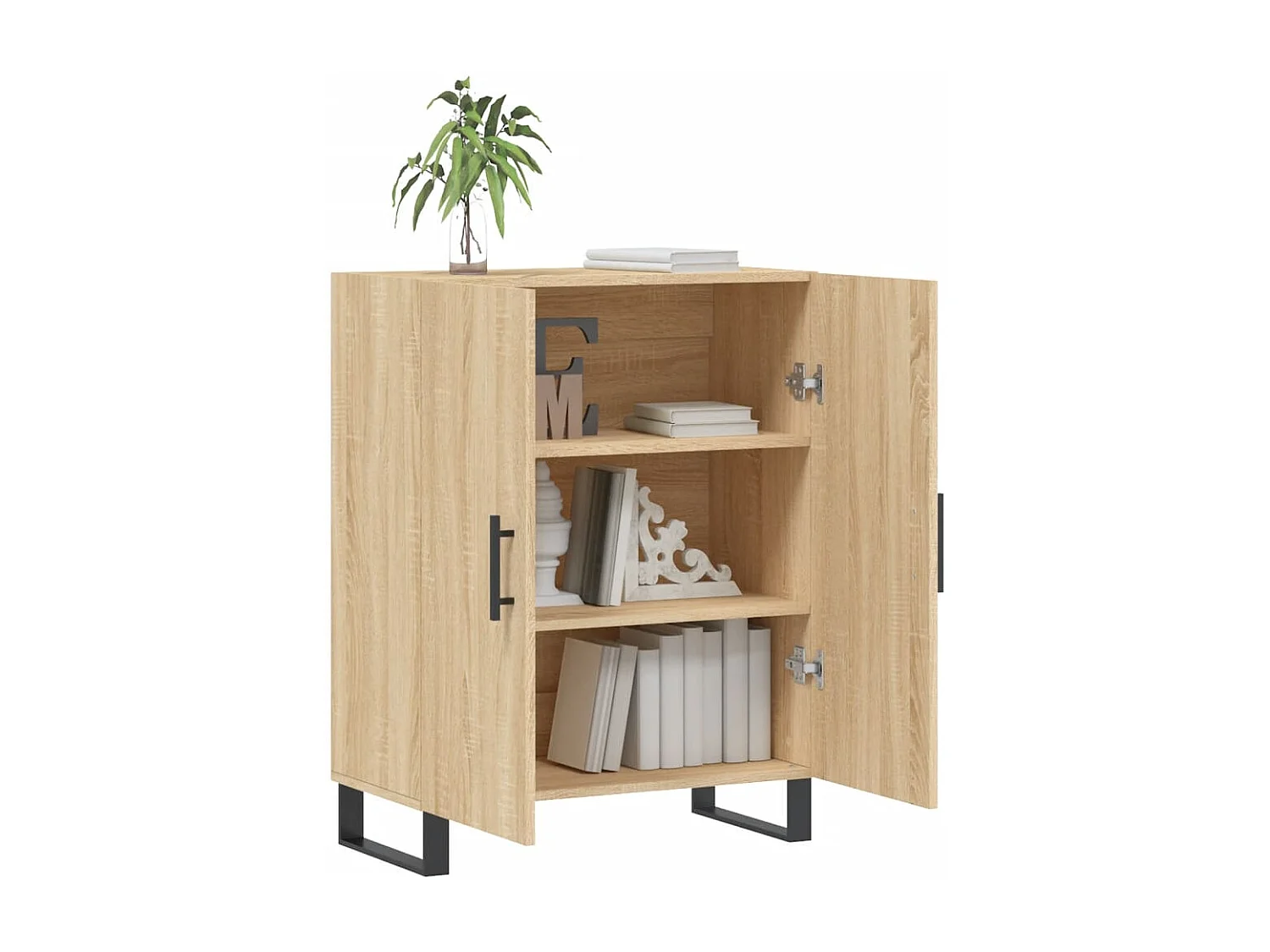 Buffet chêne sonoma 69,5x34x90 bois d'ingénierie