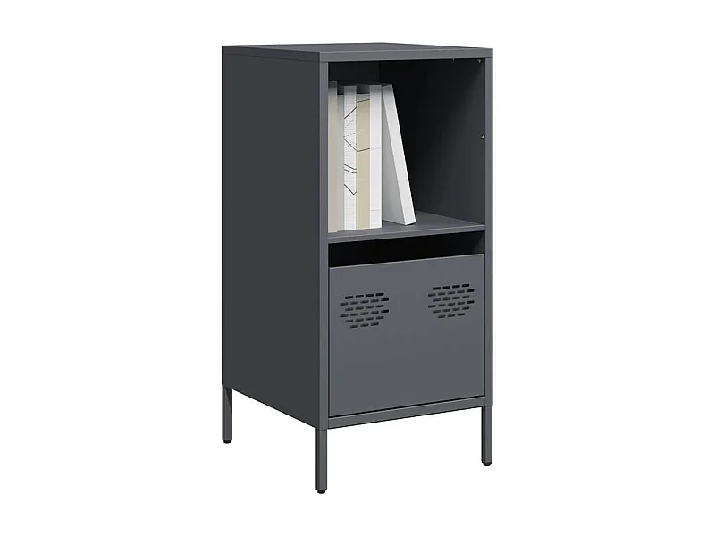 Buffet anthracite 35x39x73,5 acier laminé à froid