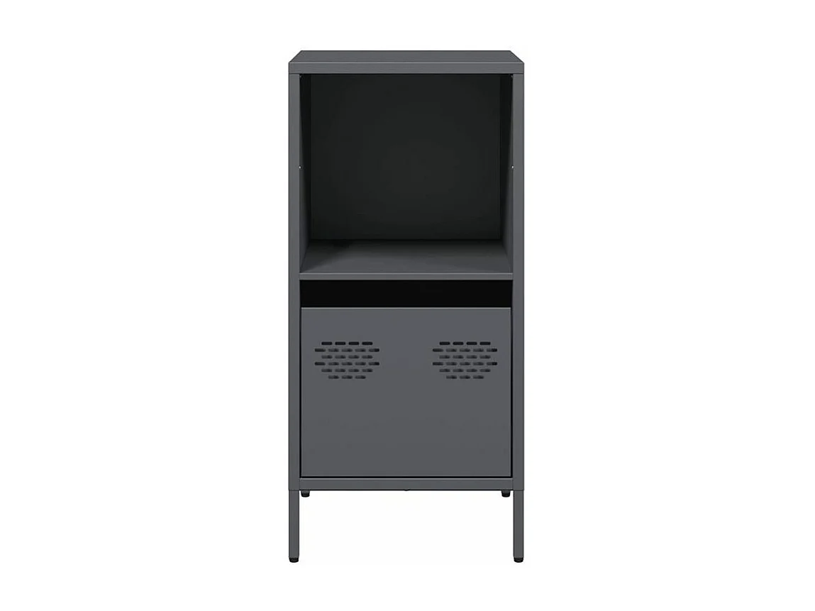 Buffet anthracite 35x39x73,5 acier laminé à froid