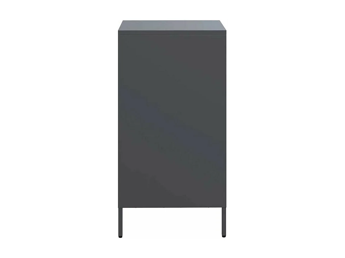 Buffet anthracite 35x39x73,5 acier laminé à froid