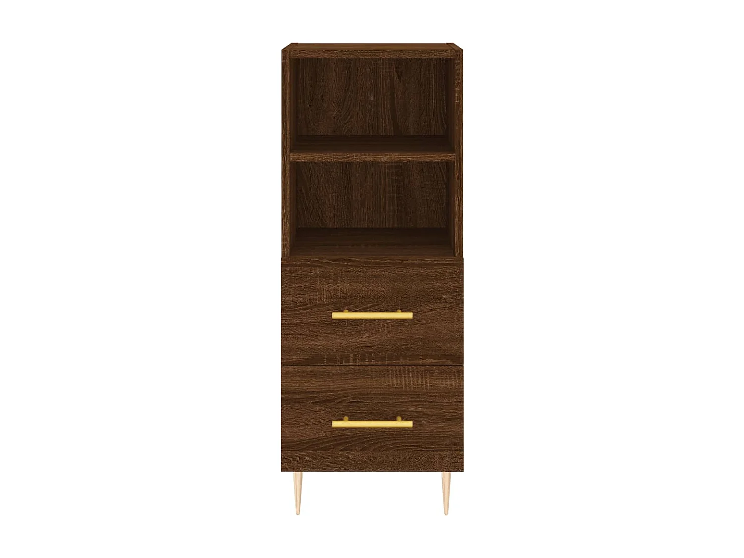 Buffet Chêne marron 34,5x34x90 Bois d'ingénierie