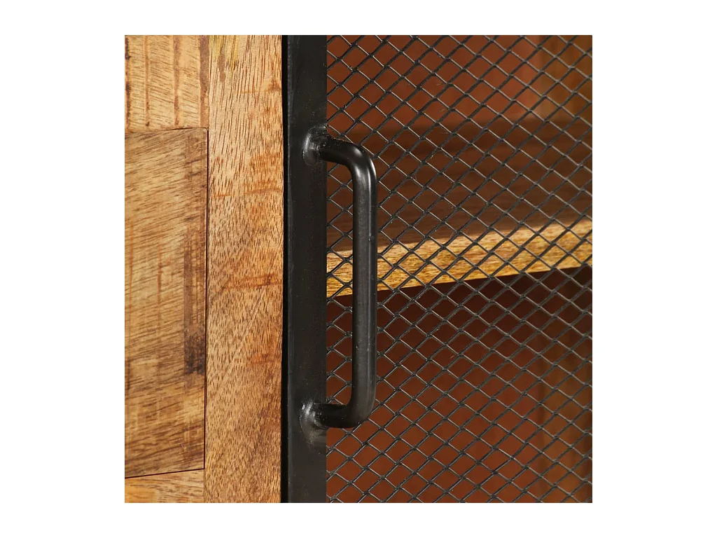 Buffet 100x31x60 Bois de manguier massif brut