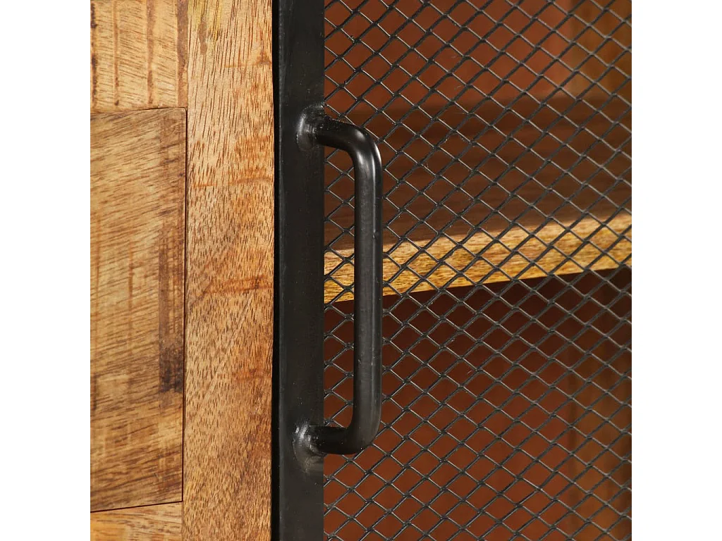 Buffet 100x31x60 Bois de manguier massif brut