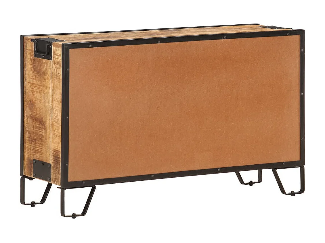 Buffet 100x31x60 Bois de manguier massif brut