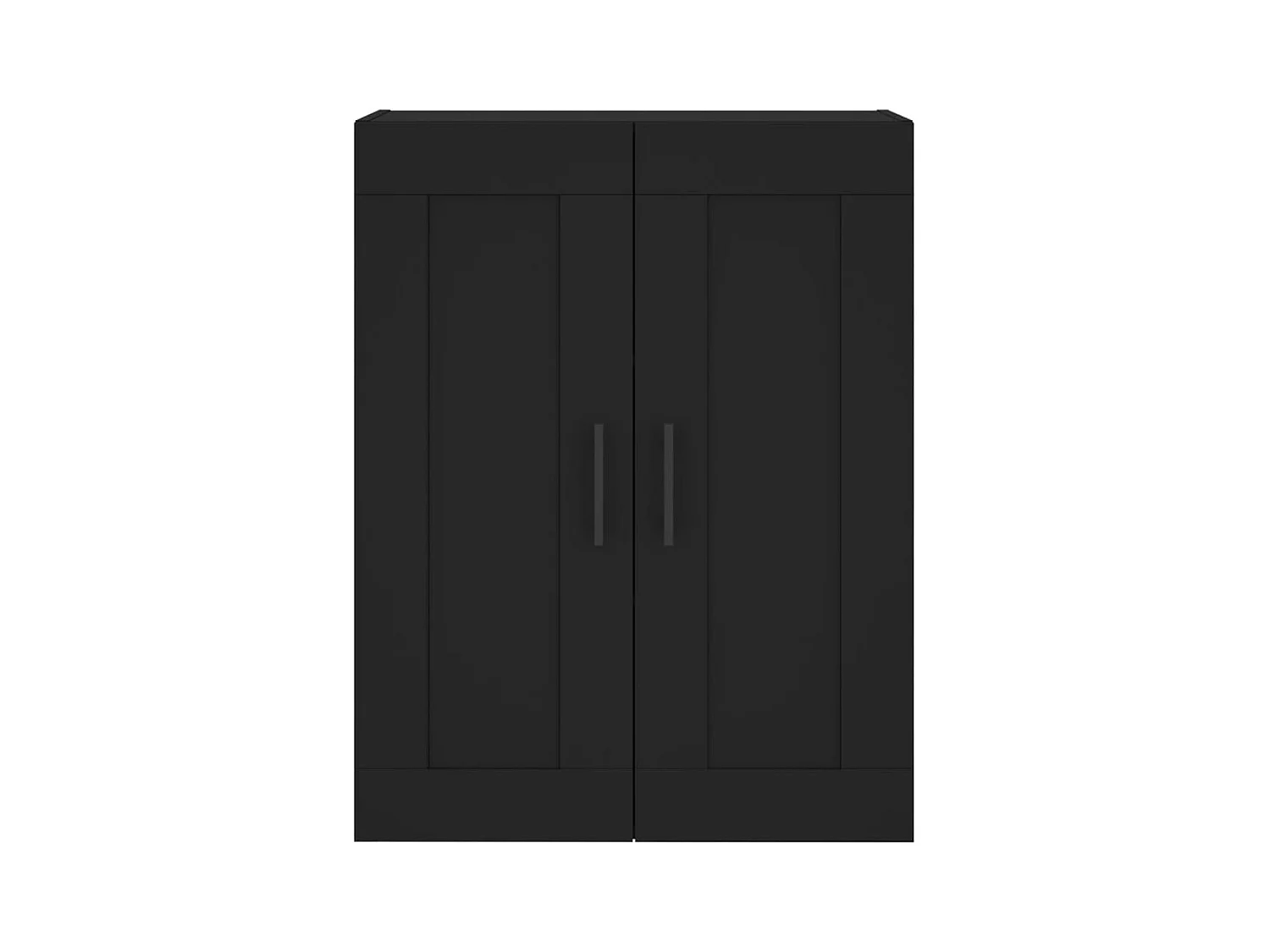 Armoire murale noir 69,5x34x90 bois d'ingénierie
