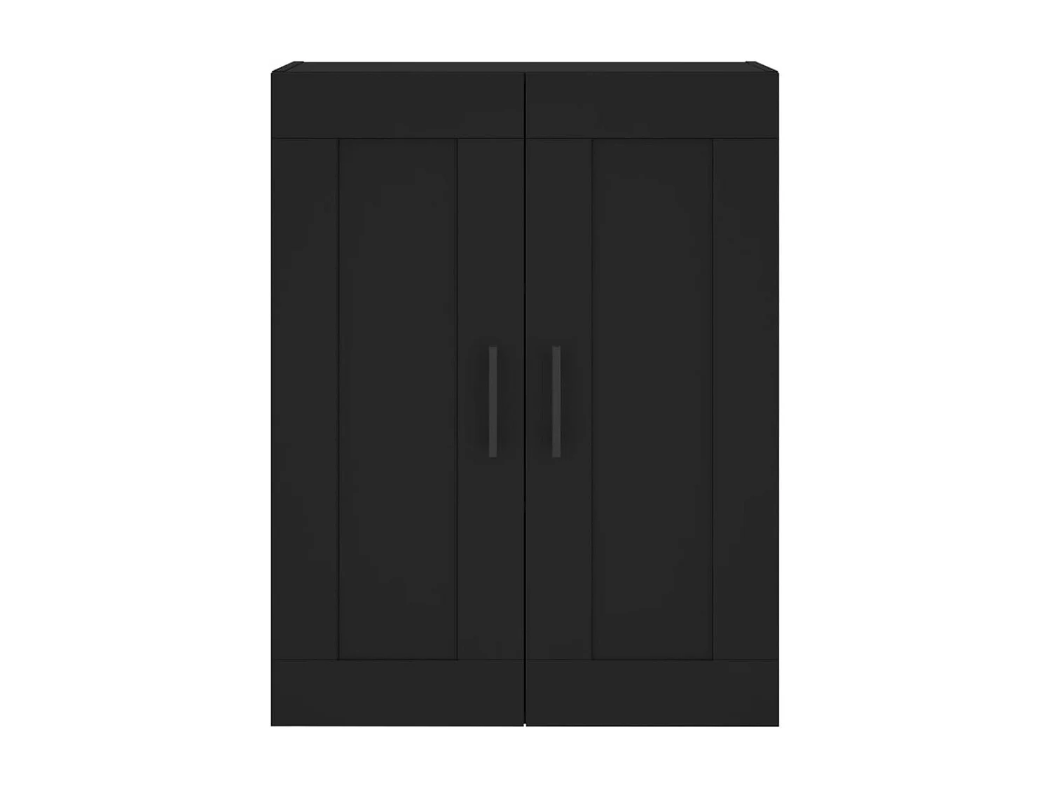 Armoire murale noir 69,5x34x90 bois d'ingénierie