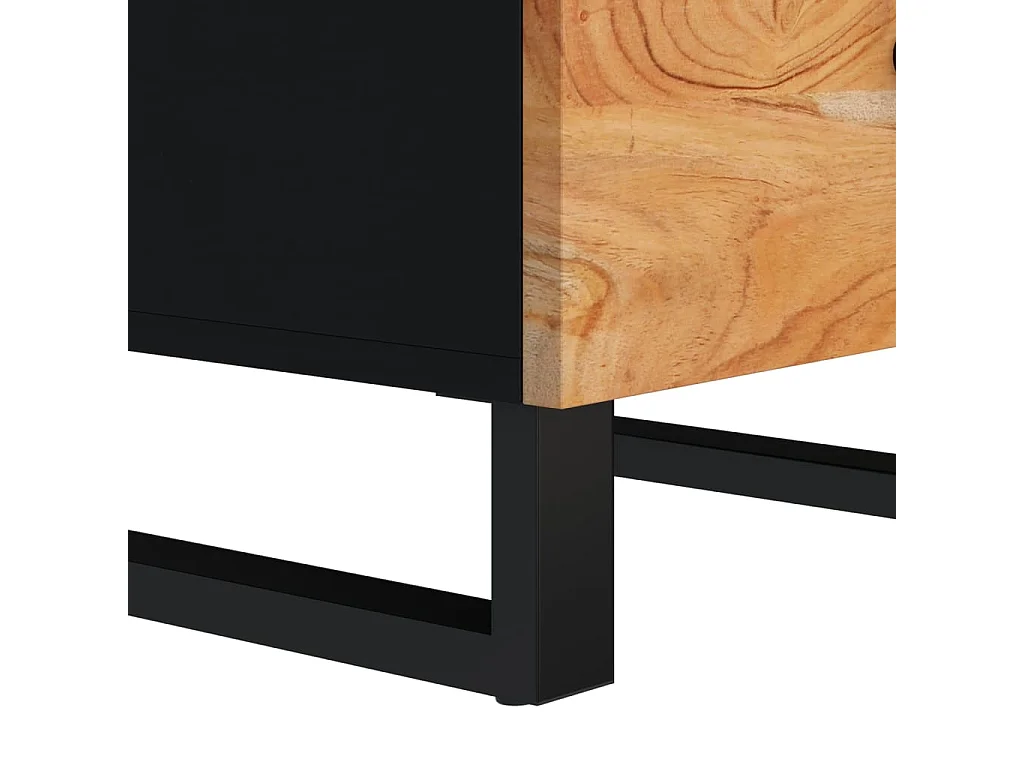 Buffet avec 3 tiroirs 40x33,5x75 bois massif d'acacia