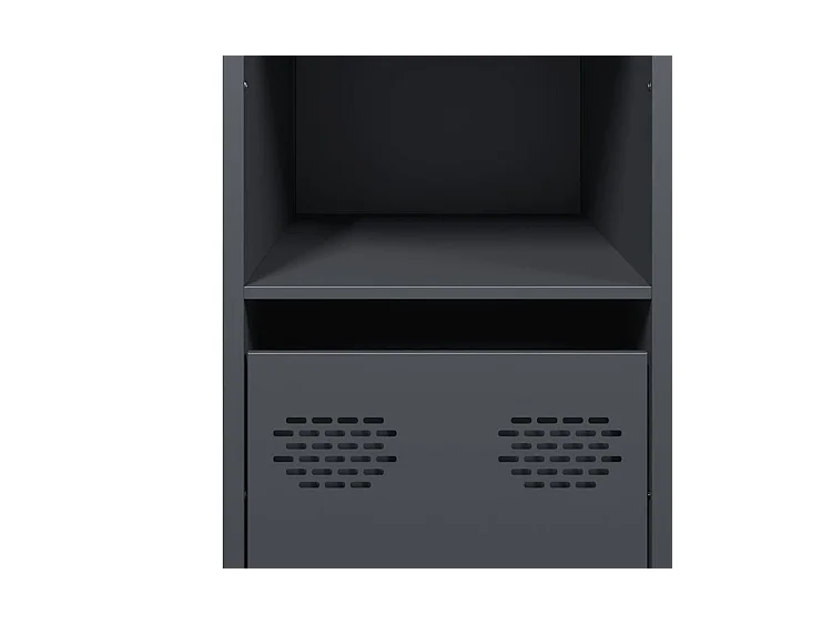 Buffet anthracite 101,5x39x73,5 acier laminé à froid