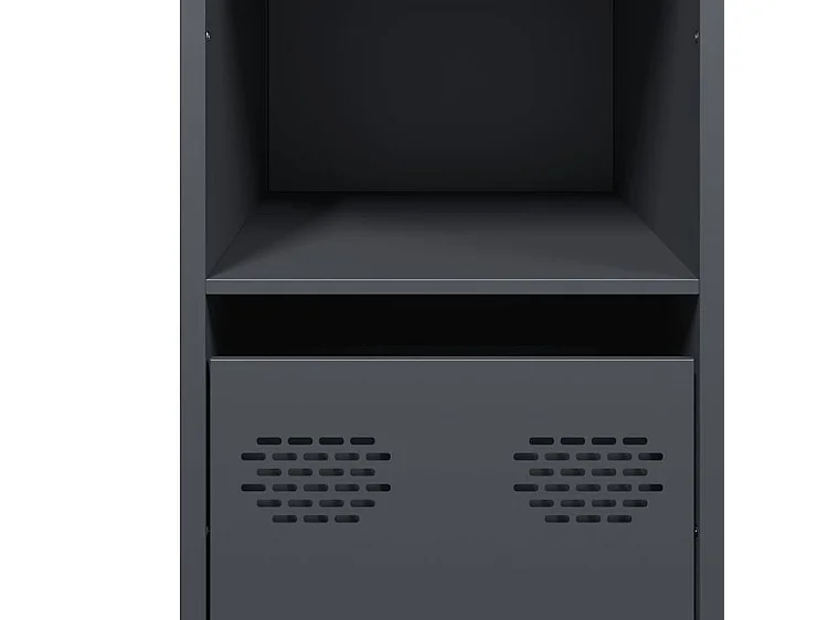 Buffet anthracite 101,5x39x73,5 acier laminé à froid