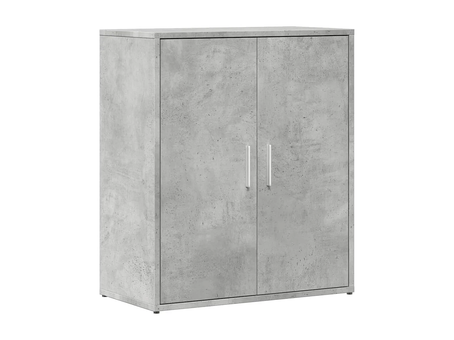 Buffet gris béton 60x31x70 bois d'ingénierie