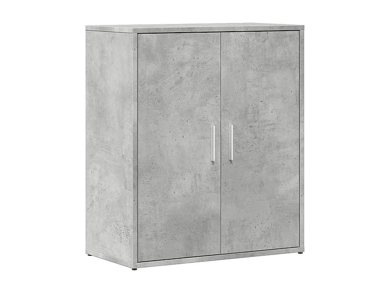 Buffet gris béton 60x31x70 bois d'ingénierie