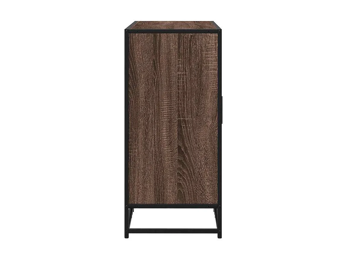 Buffet chêne marron 92x35x76 Bois d'ingénierie
