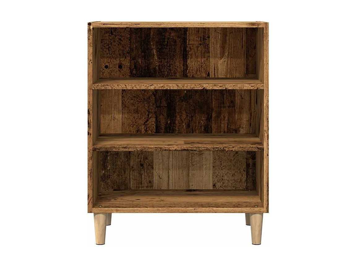 Buffet vieux bois 57x35x75 bois d'ingénierie