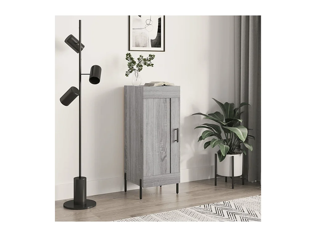 Buffet Sonoma gris 34,5x34x90 Bois d'ingénierie