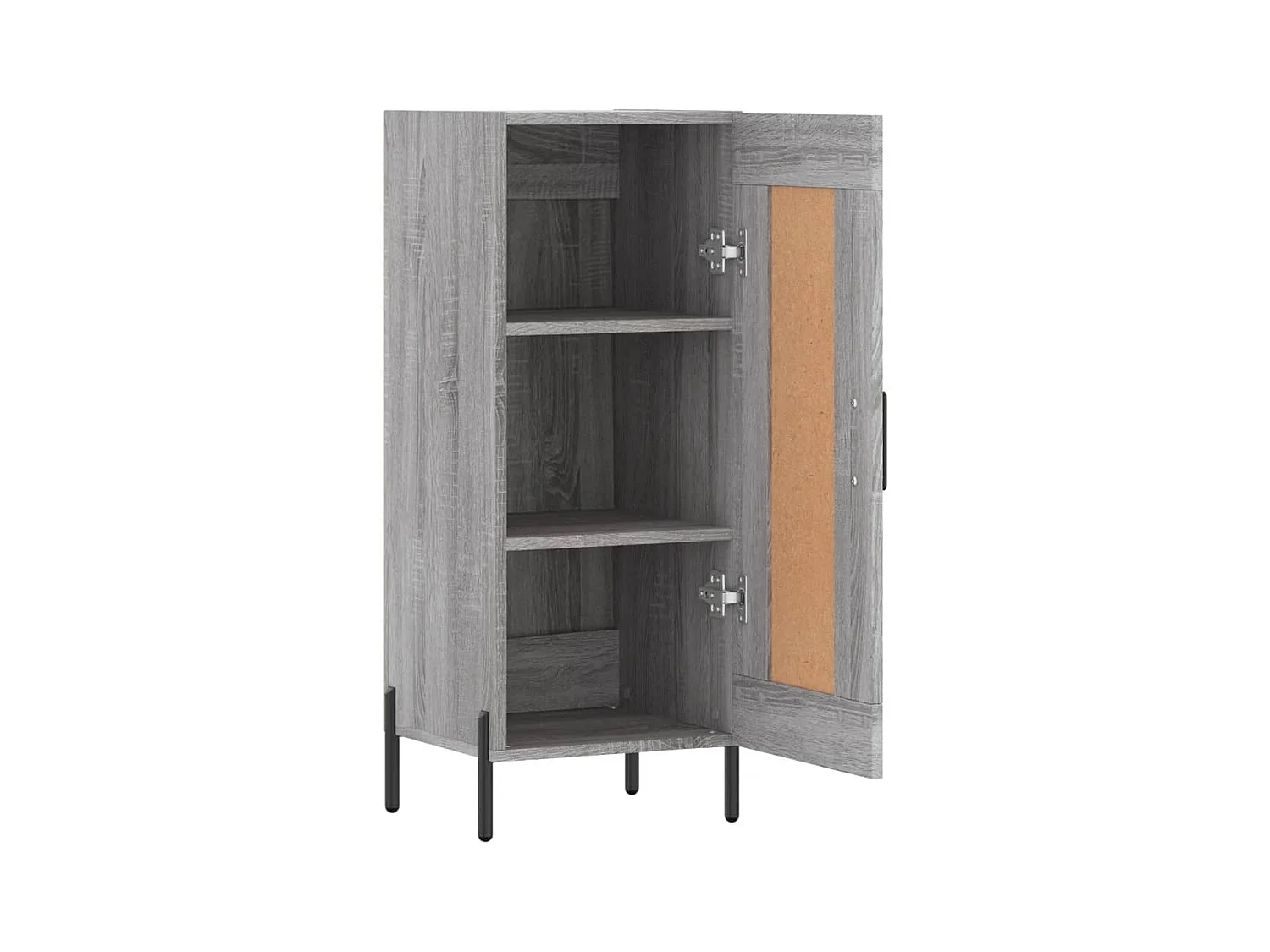 Buffet Sonoma gris 34,5x34x90 Bois d'ingénierie