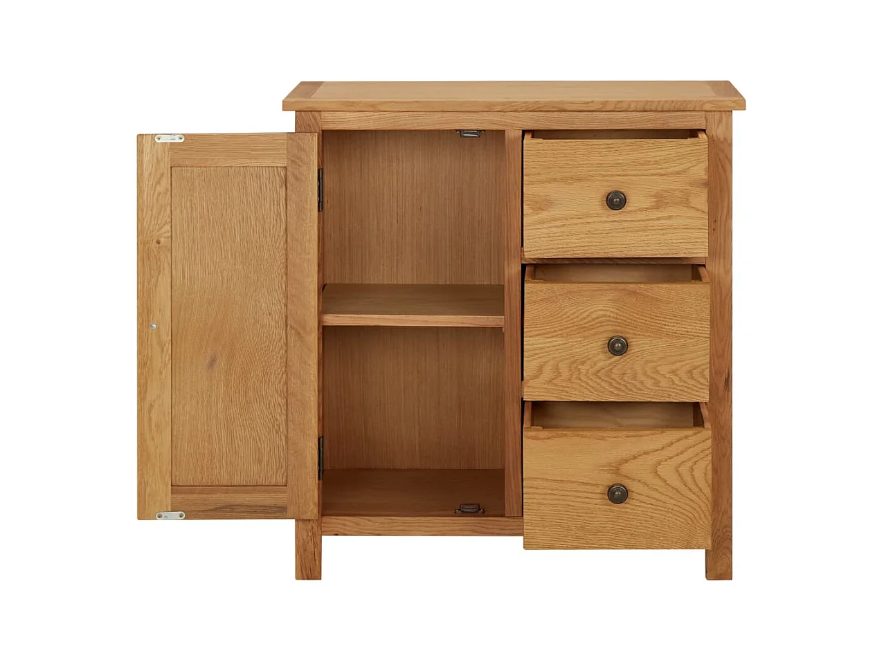 Armoire 70x35x75 Bois de chêne massif 2