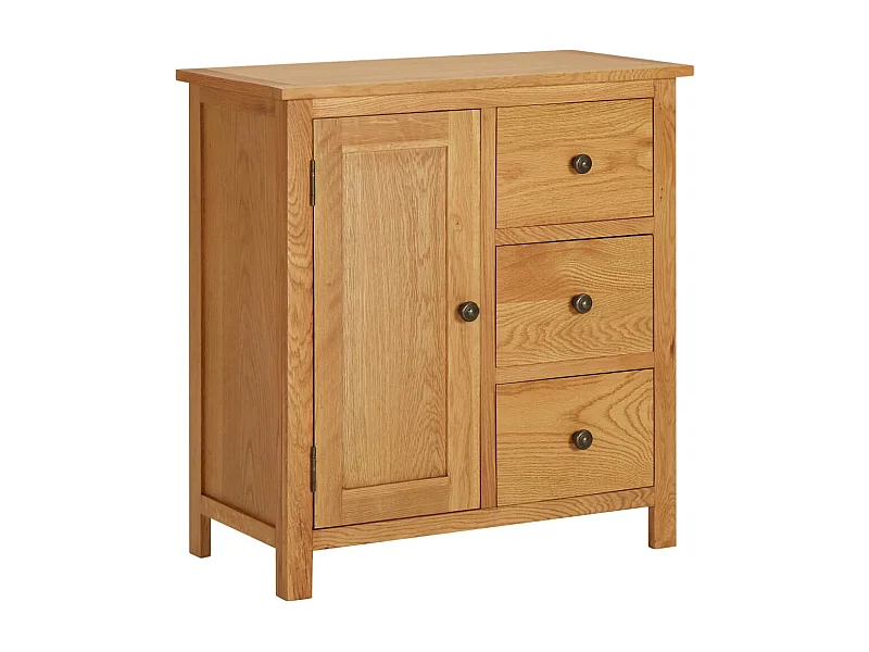 Armoire 70x35x75 Bois de chêne massif 2