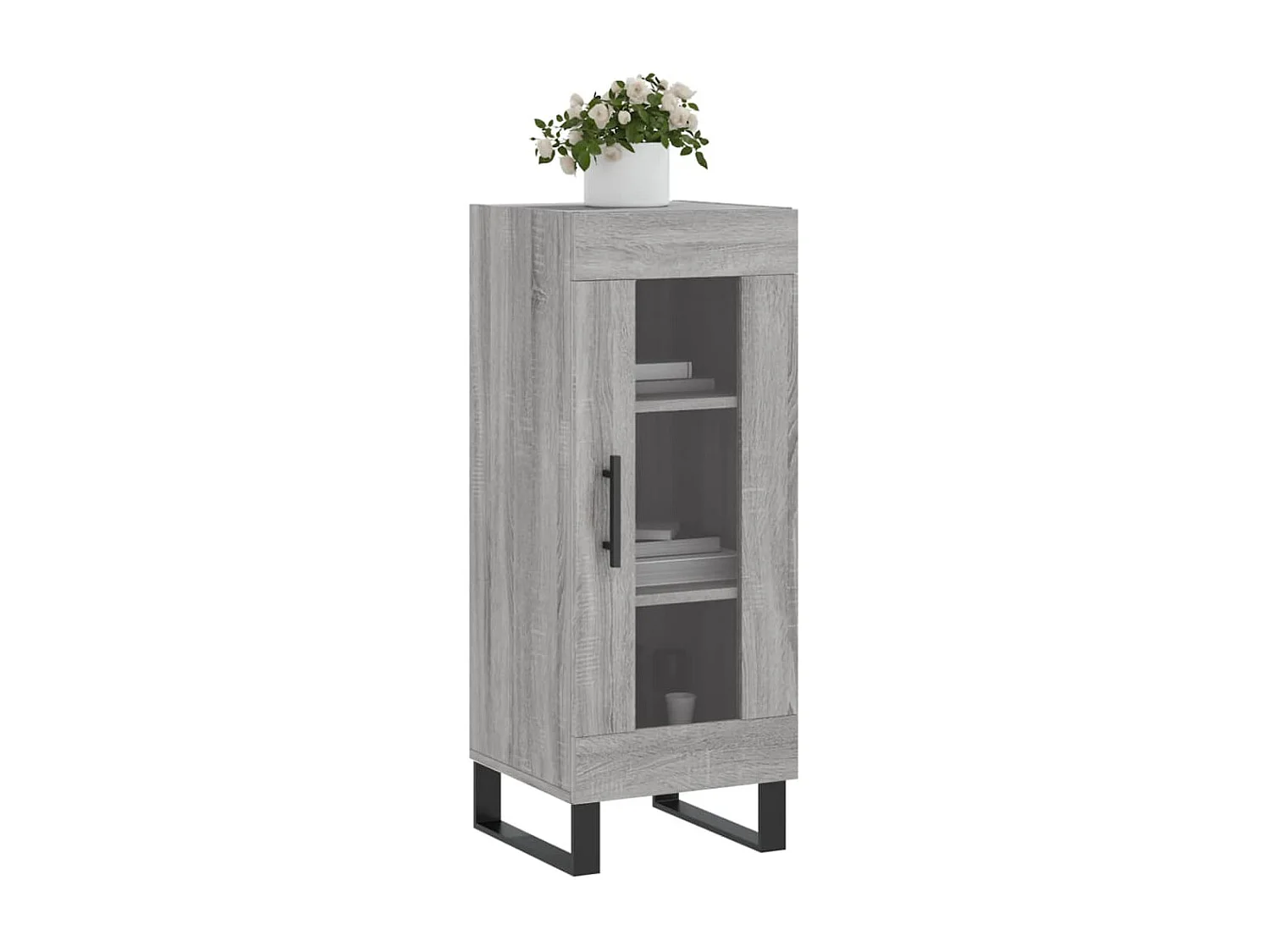 Buffet Sonoma gris 34,5x34x90 Bois d'ingénierie