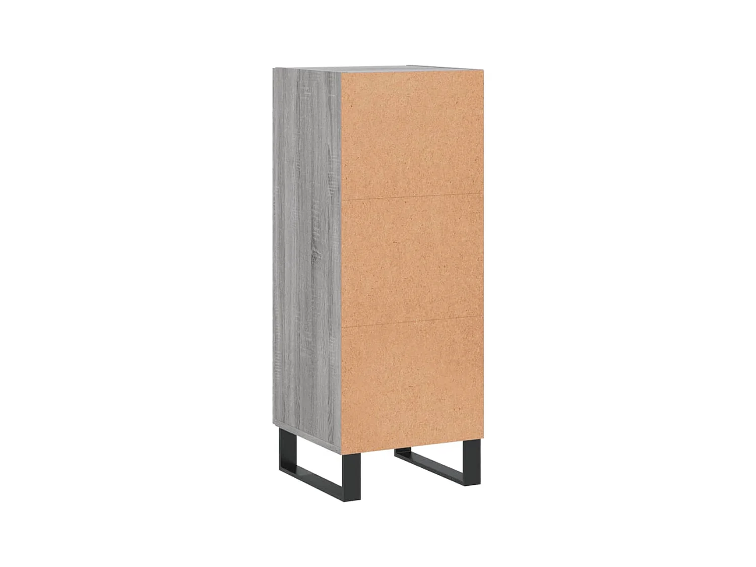 Buffet Sonoma gris 34,5x34x90 Bois d'ingénierie