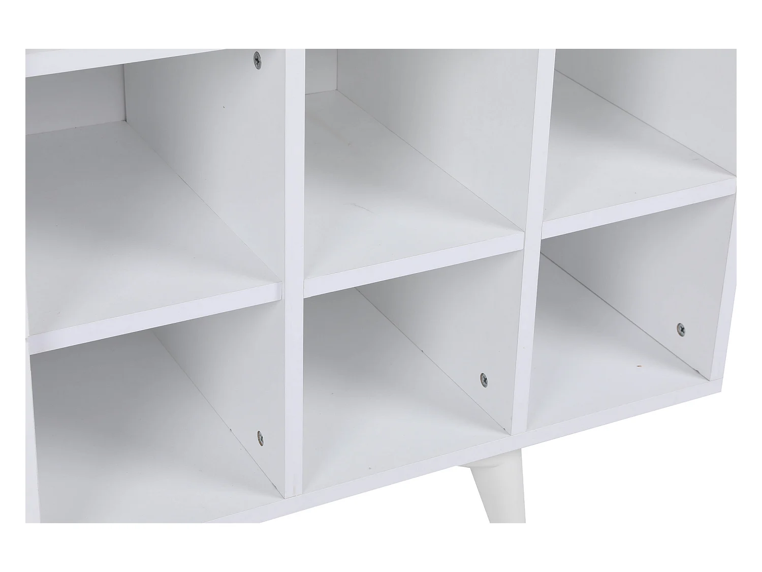 Buffet bllanc 4 portes 6 niches Tika 150cm