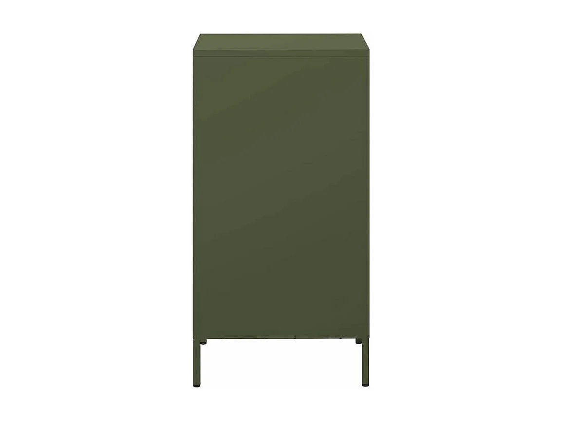 Buffet vert olive 35x39x73,5 acier laminé à froid