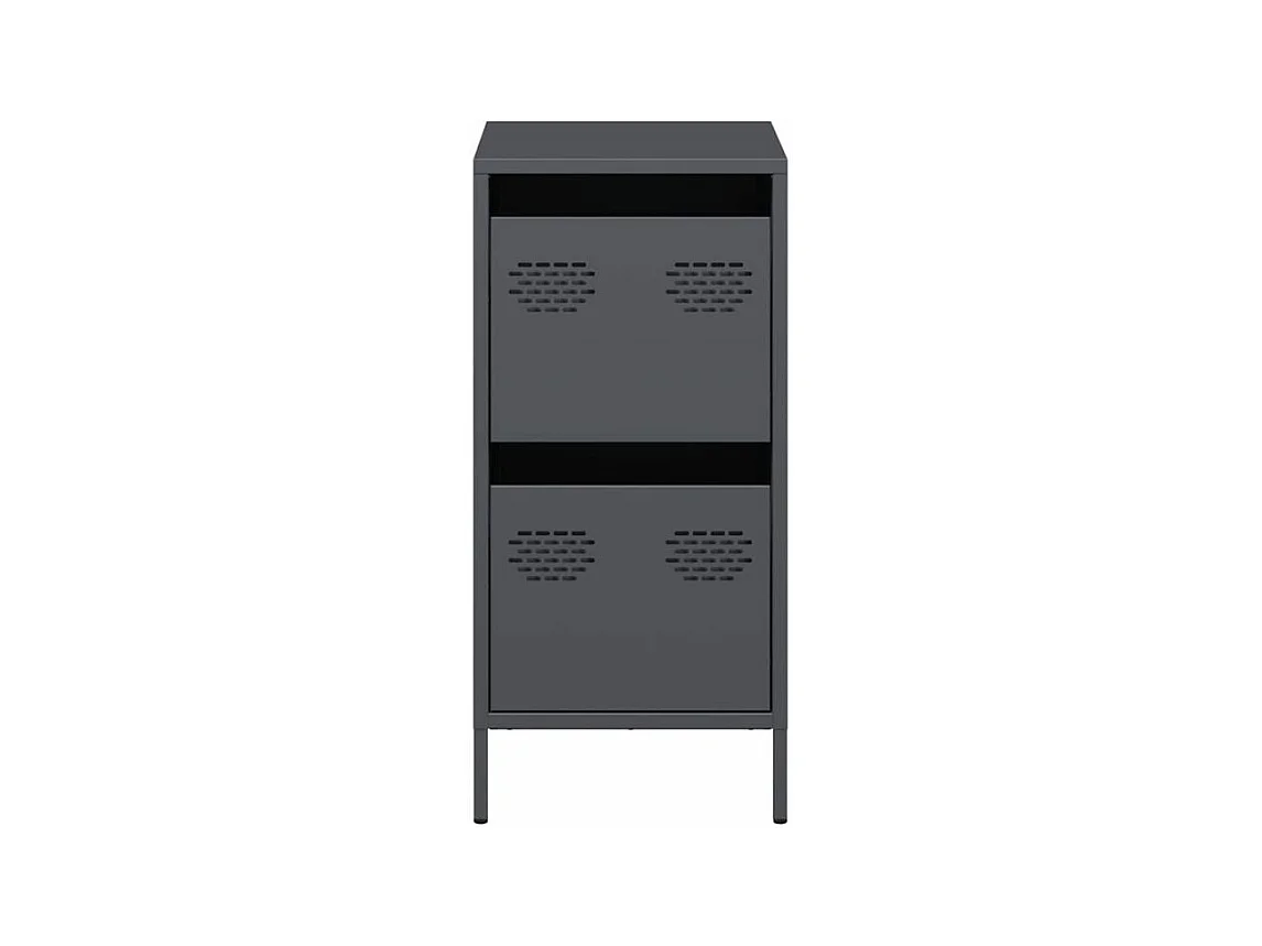 Buffet anthracite 35x39x73,5 acier laminé à froid
