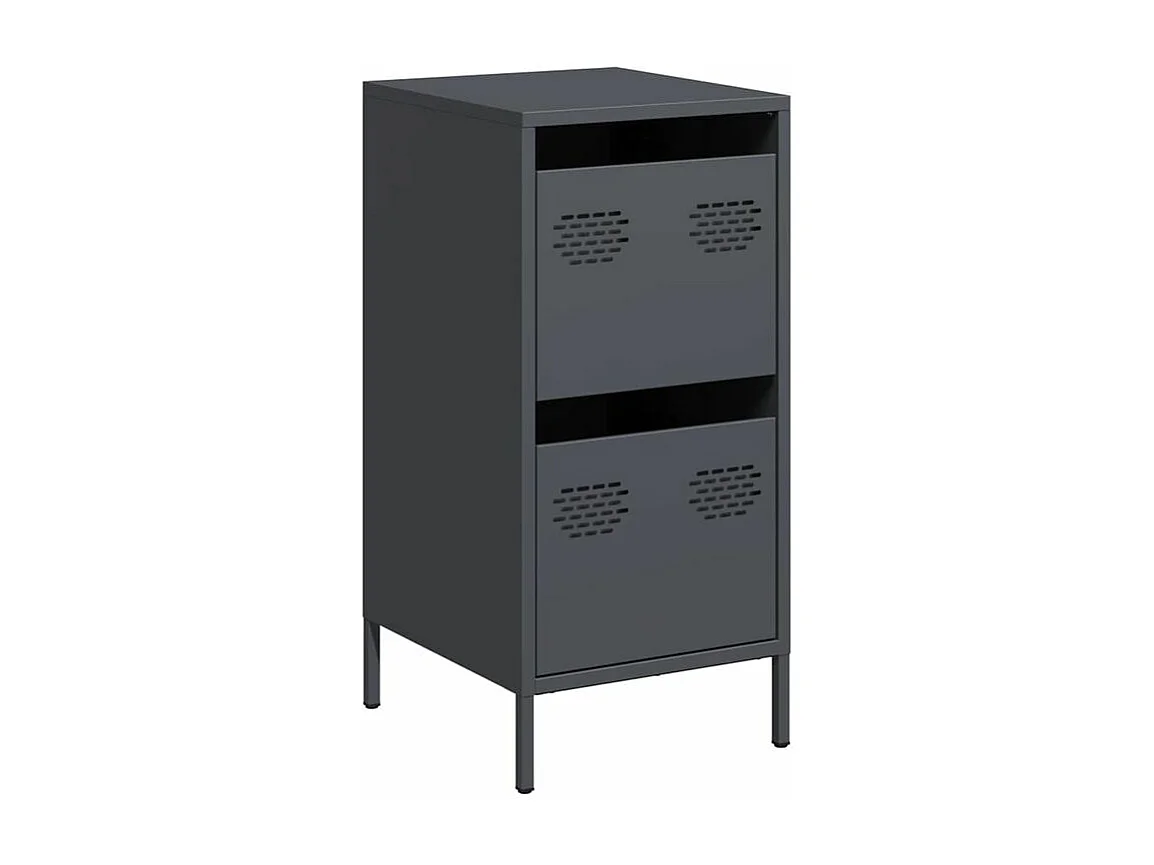 Buffet anthracite 35x39x73,5 acier laminé à froid